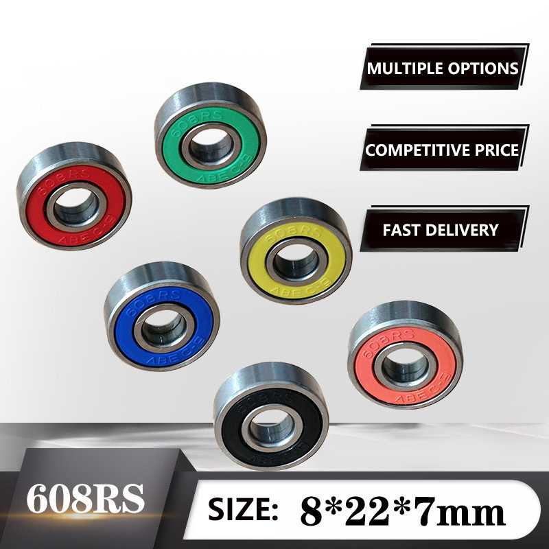 high quality deep groove ball bearings 608 RS 608ZZ 608 Ceramic Skateboard BearingsChina Ball  Size Skate Bearing