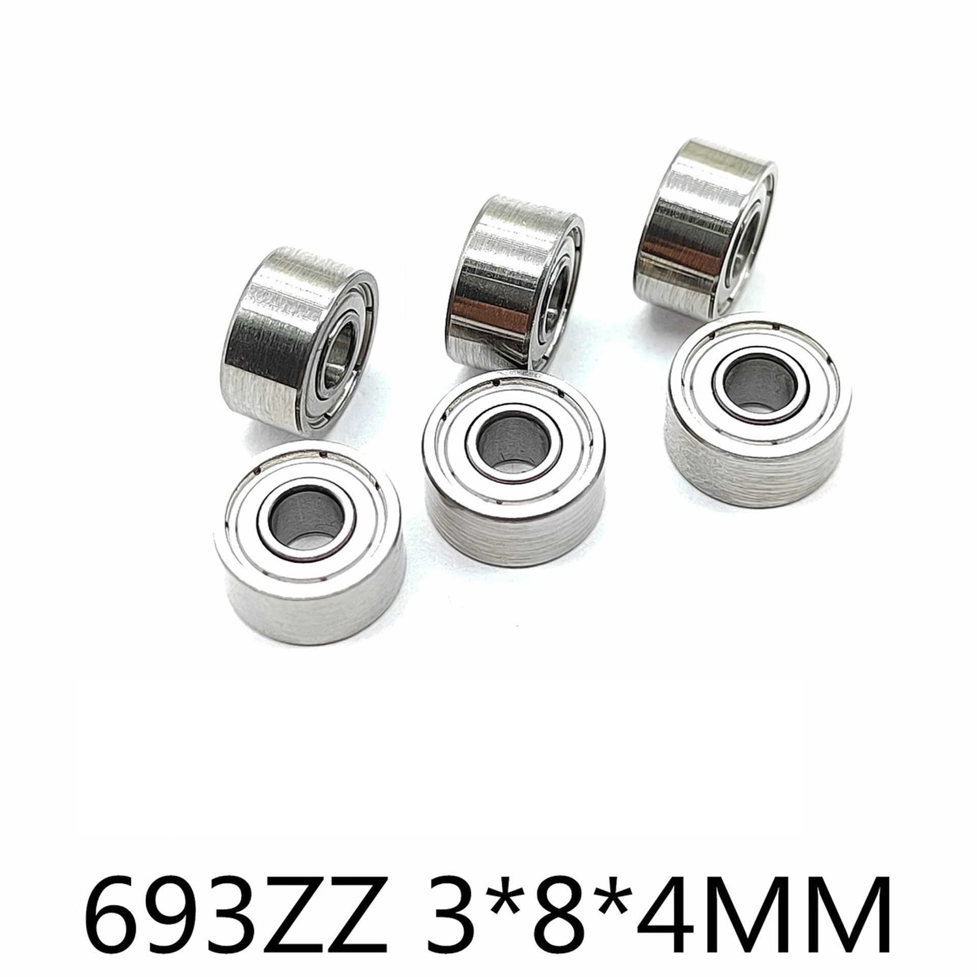 3x8x4mm stainless steel bearing s693zz for fishing reel