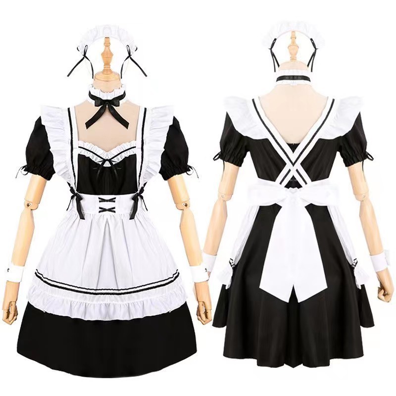 cosplay cute style dress skirt Maid Dress party stage Anime maid dress