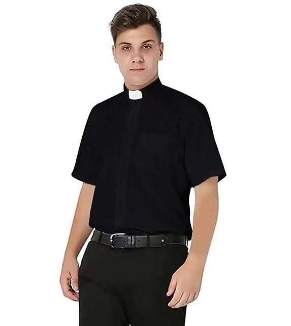 clergy shirt men popular men priest collar clergy shirt