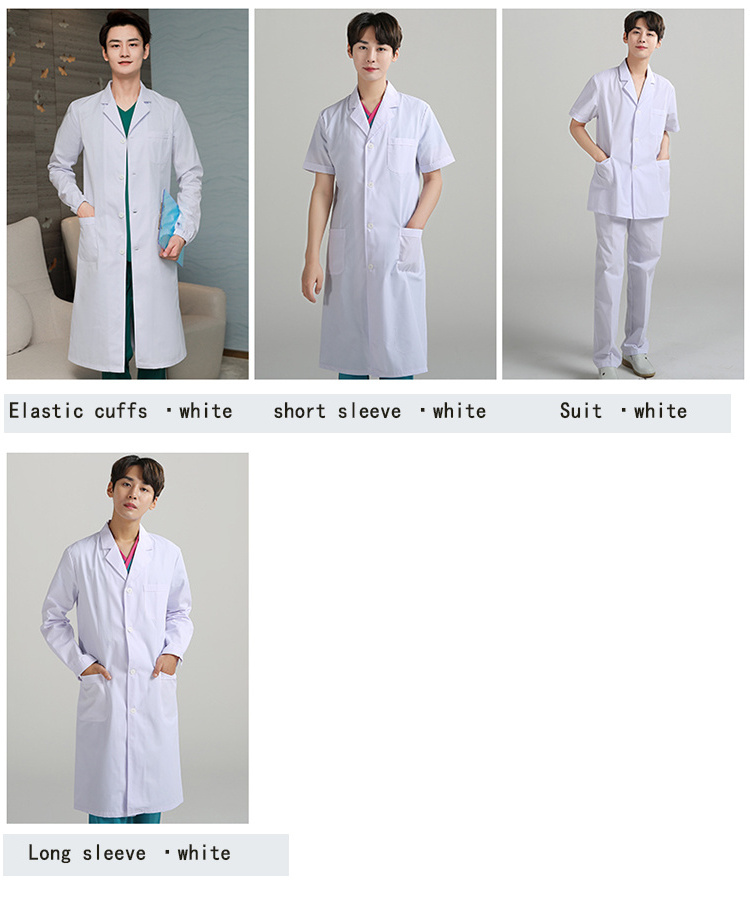 2022 lab coat white Blouses white gown