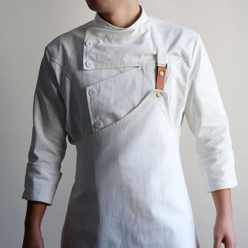 High Quality Custom black white restaurant  hotel chef uniforms