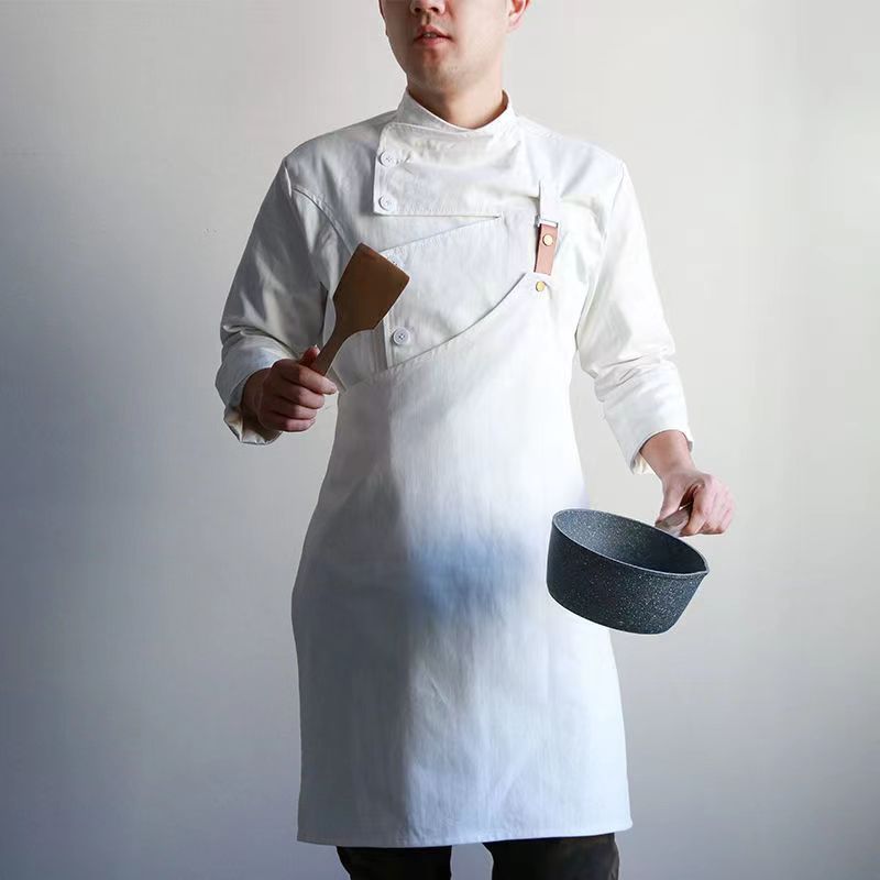 High Quality Custom black white restaurant  hotel chef uniforms