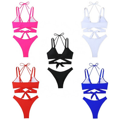 Summery Bikini Swimwear 2024 Two Piece Swimsuit Sexy Young Girls In Micro Bikini Dental Floss Bikinis