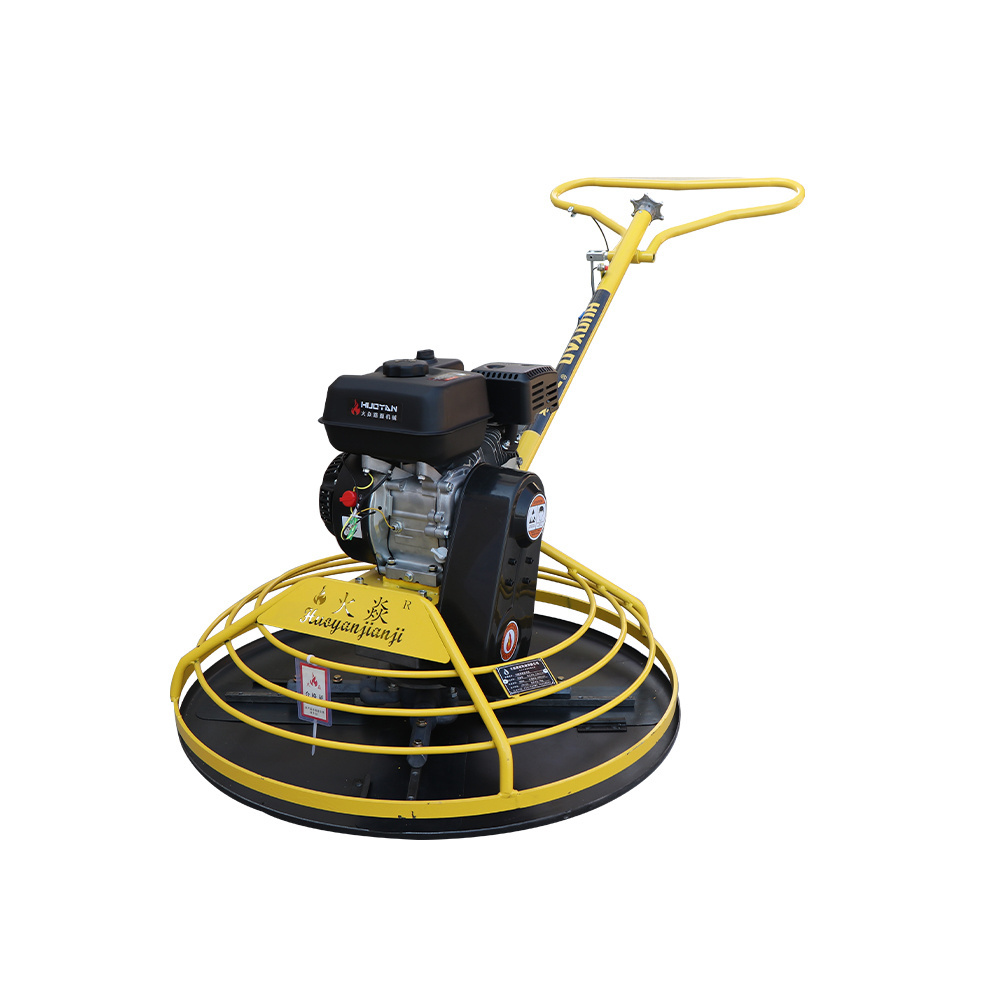 Cement Floor Grinder Road Polishing Machine 6.5Hp Gasoline Engine 36 Inch Concrete Power Trowel