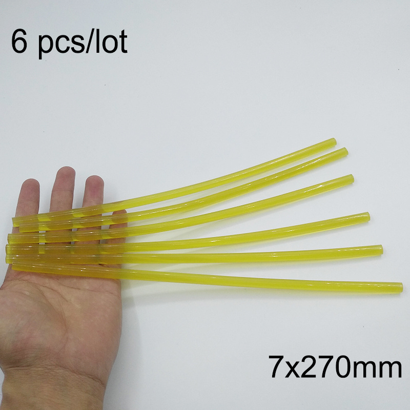 7x270mm Yellow hot glue sticks for DIY accessoris Bow