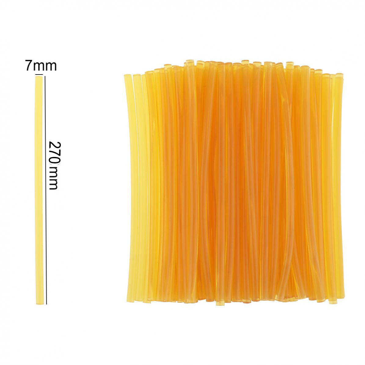 7x270mm Yellow hot glue sticks for DIY accessoris Bow