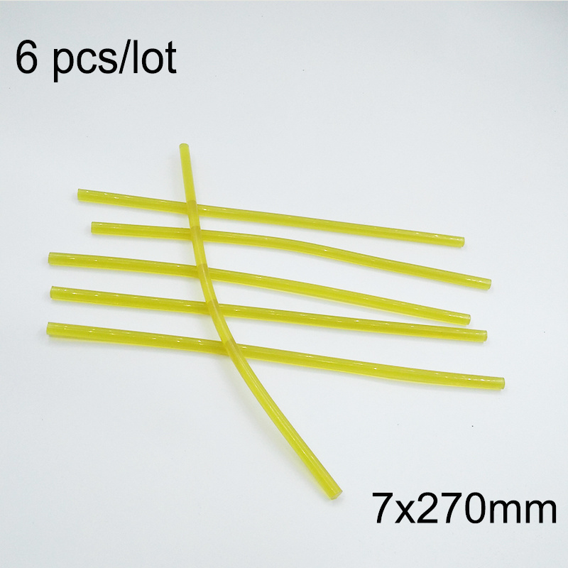 7x270mm Yellow hot glue sticks for DIY accessoris Bow