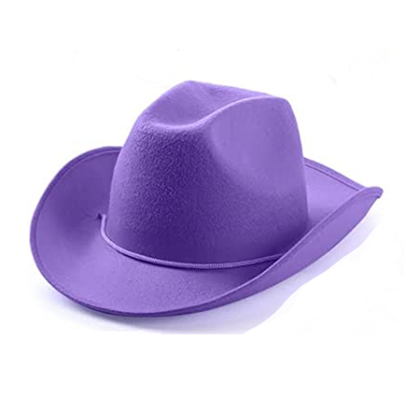 wholesale cowboy hat cheap party hat decorative party felt hat for Cowgirl