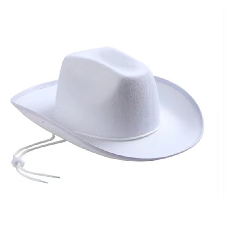 wholesale cowboy hat cheap party hat decorative party felt hat for Cowgirl