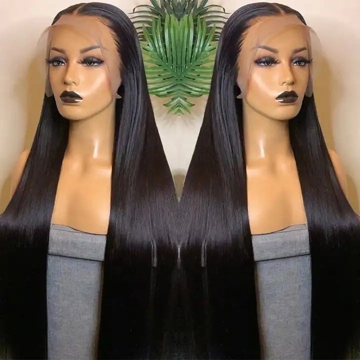 30 32 34 36 38 40 50 Inch Human Hair Wigs Raw Hair Glueless Full HD Lace Frontal Wigs Peruvian Hair Lace Front Wigs