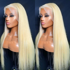 Lace Front Human Hair Wig 613 Wig Blonde Brazilian Hd Glueless Pre Plucked Full Lace 30 40 Inch Long Transparent Swiss Lace