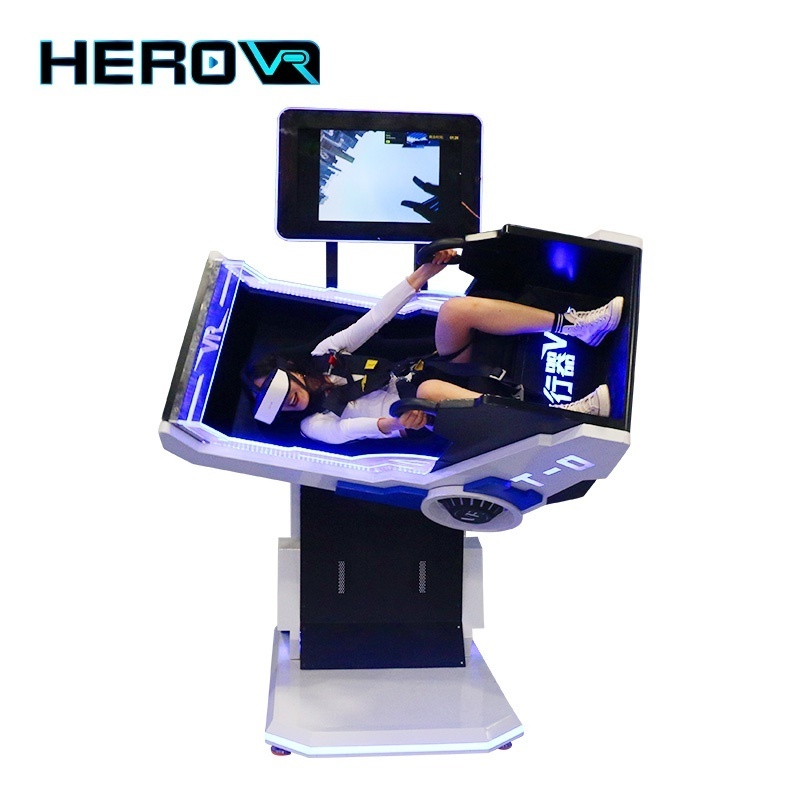 HEROVR Indoor Arcade Games 720 360 Degree VR Simulator Roller Coaster Virtual Reality Simulation Flight Arcade Machine