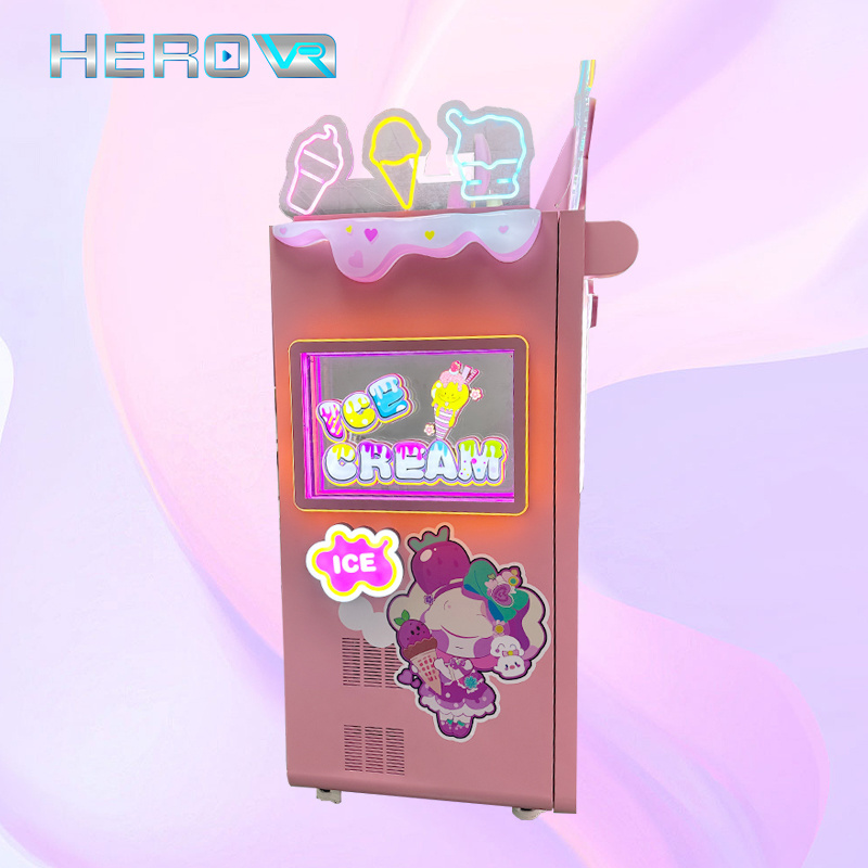 Herovr Wholesale Convenience Store Shopping Mall Kids Icecream Vending Machine Small