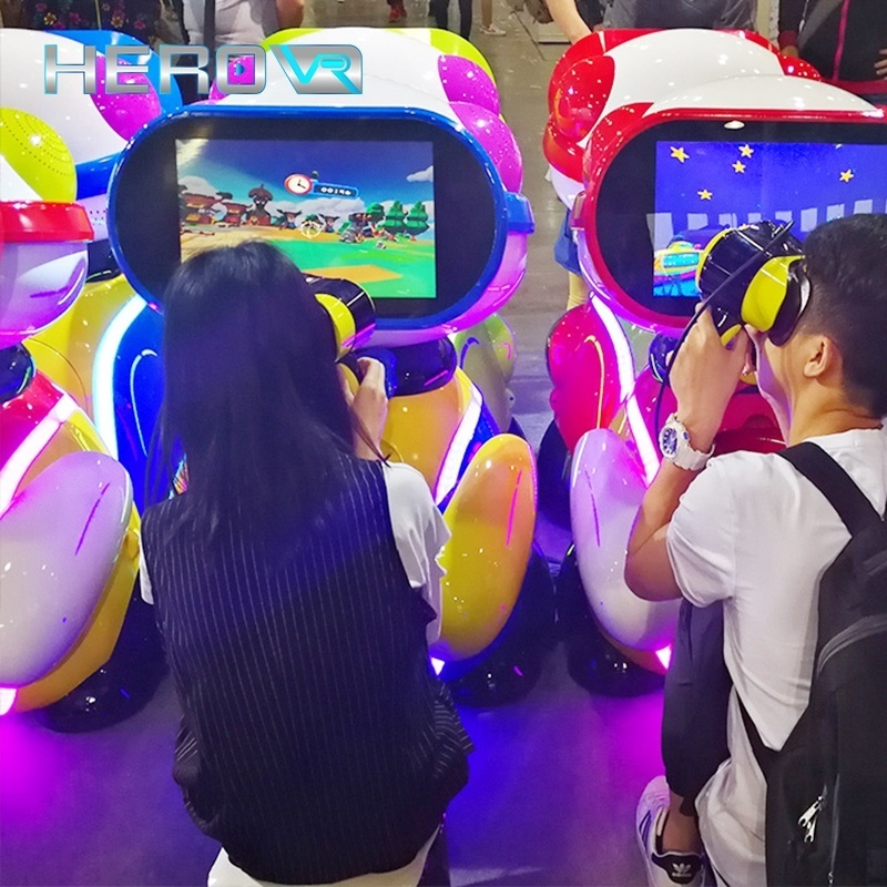 HEROVR Kids Educational Games Amusement Park Kids Ride Coin Operated Machine Games 9D Vr Kids Game Simulator