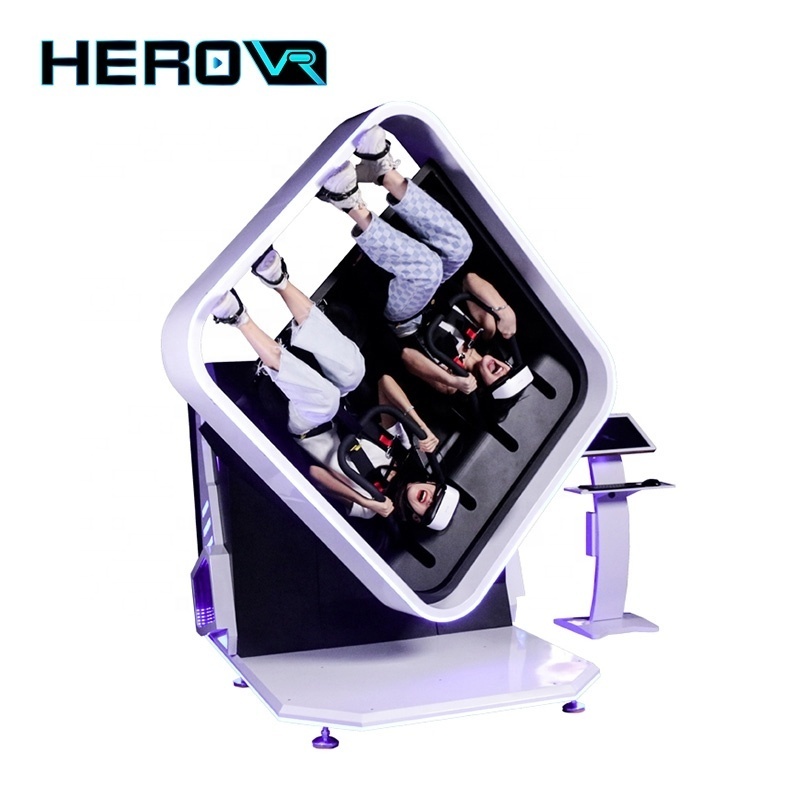 Super Thrilling 360 Degree Flight Simulator Roller Coaster Amusement Ride Arcade Machine