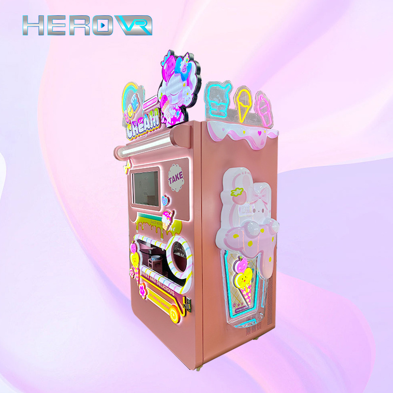 Herovr Wholesale Convenience Store Shopping Mall Kids Icecream Vending Machine Small