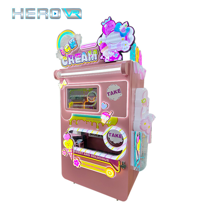 Herovr Wholesale Convenience Store Shopping Mall Kids Icecream Vending Machine Small