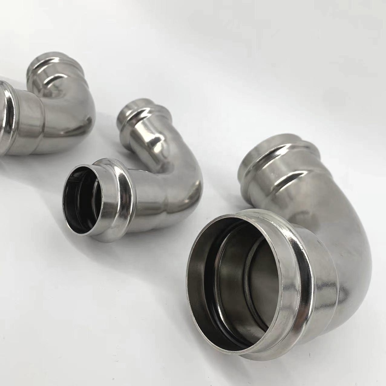 stainless steel pipe fitting/stainless steel seamless elbow/stainless steel SUS304 press fitting