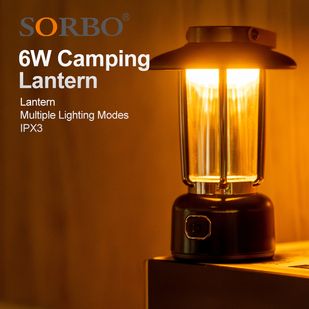 Outdoor essentials lantern portable atmosphere camping lamp retro light LED Camping lantern