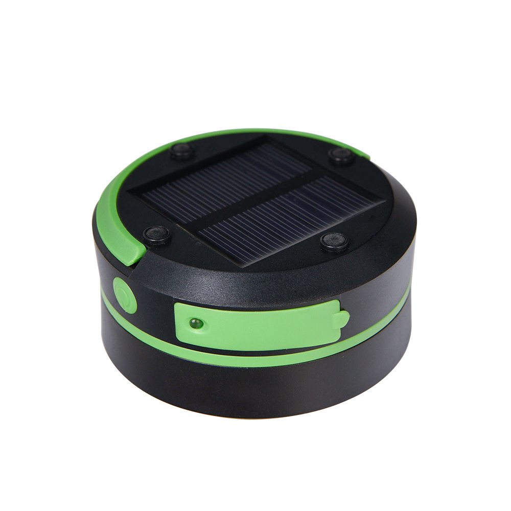 2n1 collapsible outdoor solar camping lamp light portable lantern led camping