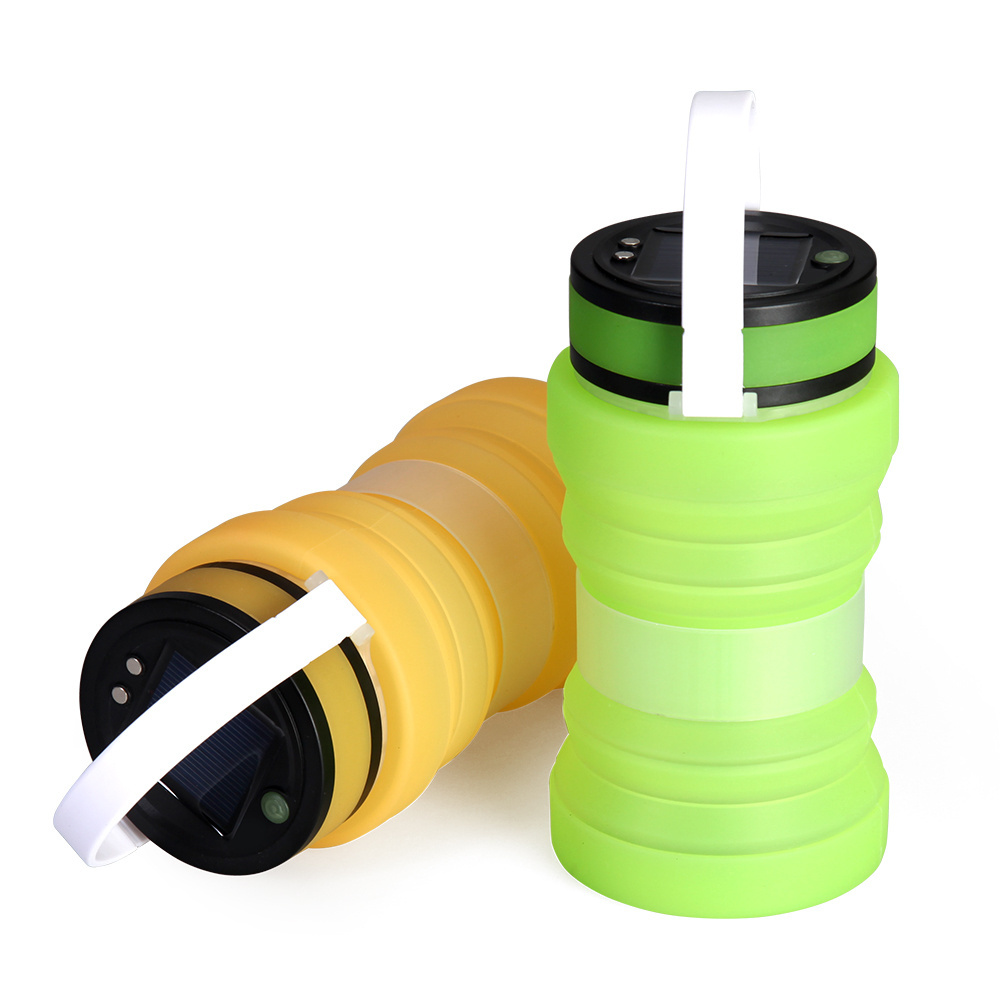 telescopic LED camping lamp universal magnet camping led solar bottle lanterns led camping light