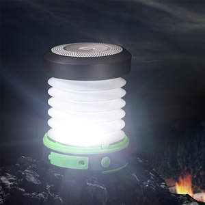 2n1 collapsible outdoor solar camping lamp light portable lantern led camping