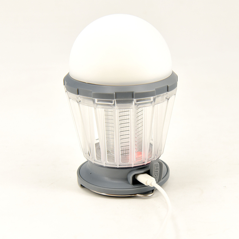 Rechargeable Camping Flying Insect Trap,Outdoors Mosquito Zapper Lamp