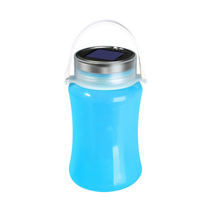 collapsible solar camping lantern multifunctional outdoor multi-bottle camping lights