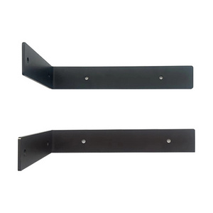 Oem Metal Black Wall Floating Shelf Bracket For Open Shelving Hardware Included