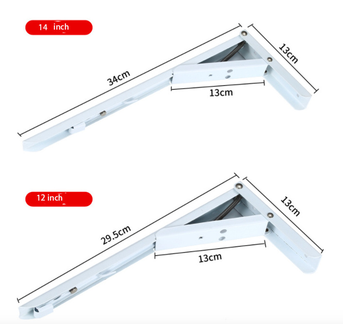 Folding Table Bracket Bench Lowes Triangle Adjustable Stainless Steel L Angle Wall Mounting Shelf Metal Folding Table Brackets