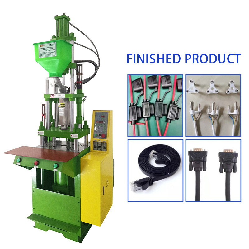 250 High Speed Injection Molding Machine Small Vertical PVC Wire Plug Overmolding Injection Molding Machine