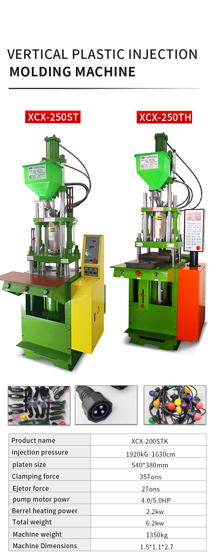 250 High Speed Injection Molding Machine Small Vertical PVC Wire Plug Overmolding Injection Molding Machine