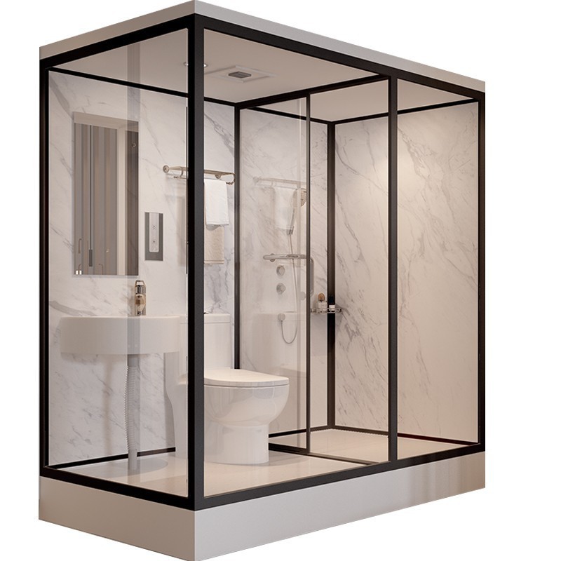 Portable prefab bathroom pod all in one shower room