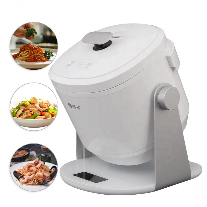 120v Us Electrical Plugs Stir Cooker Induction Rotating Wok Roti Automatic Robot Cooking Machine For Home