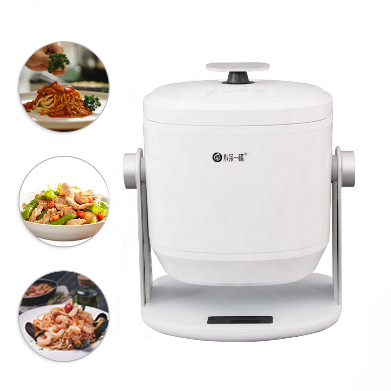 120v Us Electrical Plugs Stir Cooker Induction Rotating Wok Roti Automatic Robot Cooking Machine For Home