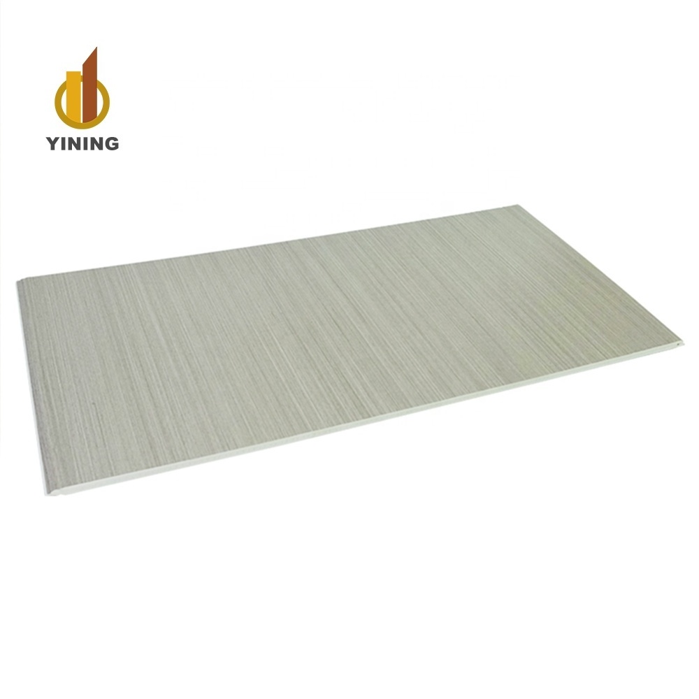 YINING Sleek Wood Plank WPC Solid Shiplap Wood Cladding Wooden Grain PVC Wall Panels Wall Covering Decor Panel Indoor decor