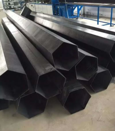 SAE1010 Regular size Mild carbon steel hexagonal tube in stock customized size carbon steel pipe