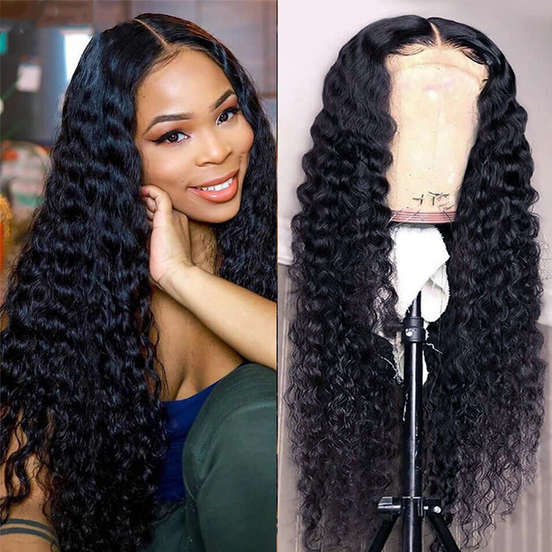 Most Expensive Pre Styled Perruque 36 inch transparent Italian Yaki Full Lace Wig Human Hair