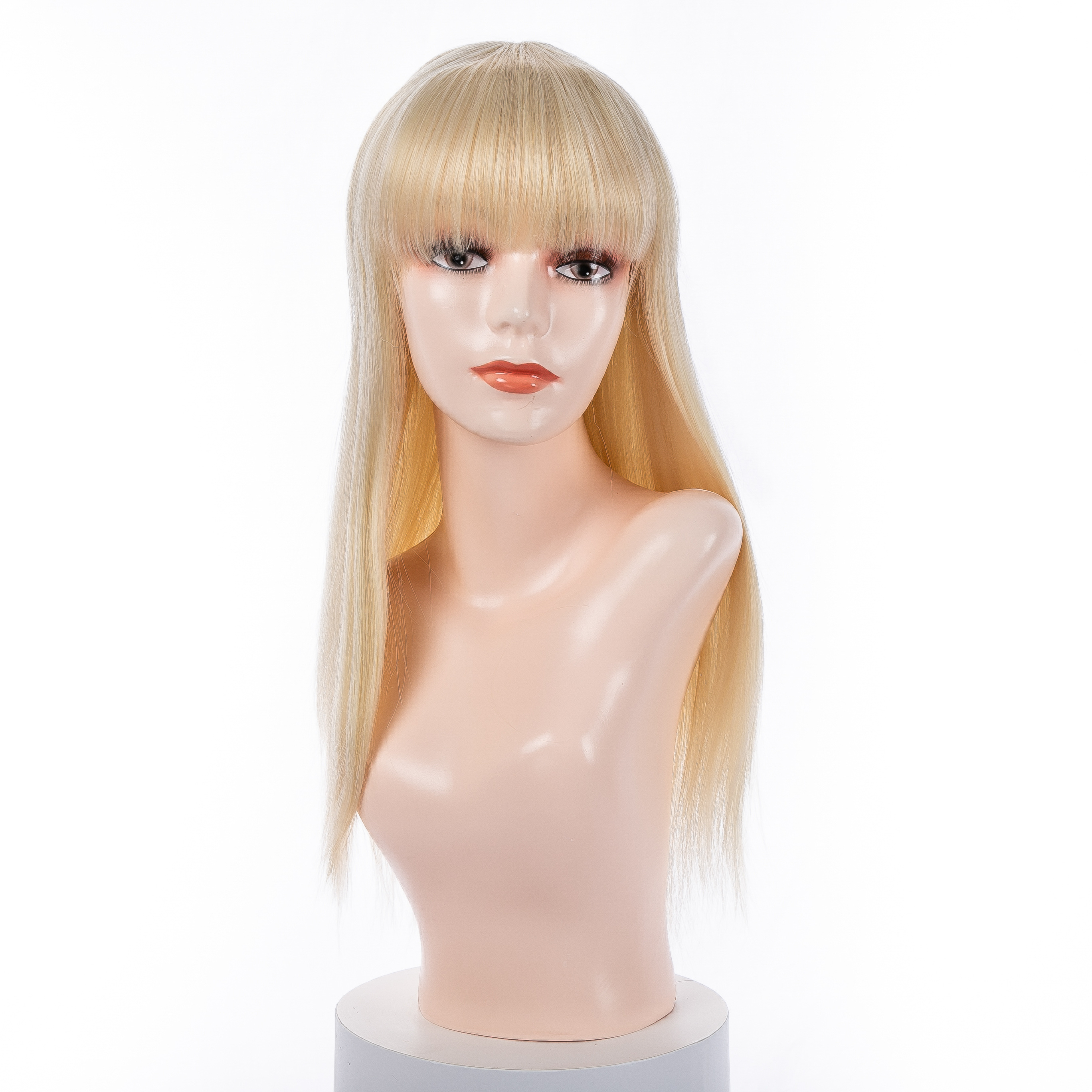 Female Black Makeup Realistic Wig Display Bust Mannequin Head with Shoulders for Wigs