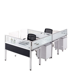 melamine furniture modern design standard screen t shaped 2 person melamine office desk