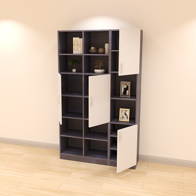 Modern Design Portable Office Decorative Book Shelves Display Cabinet