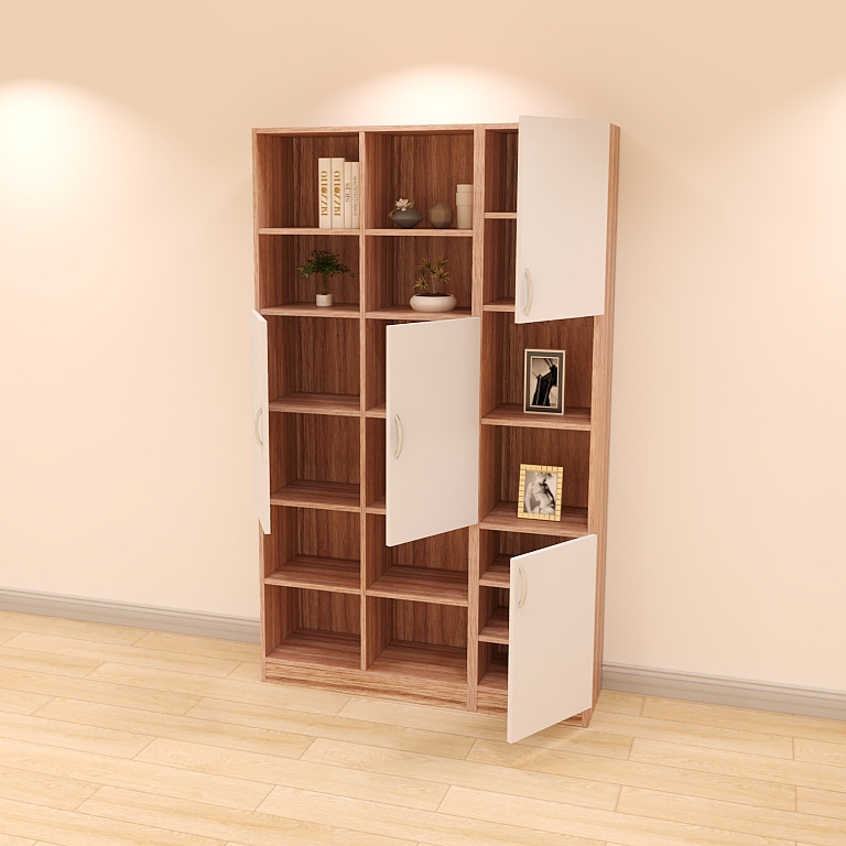 Modern Design Portable Office Decorative Book Shelves Display Cabinet