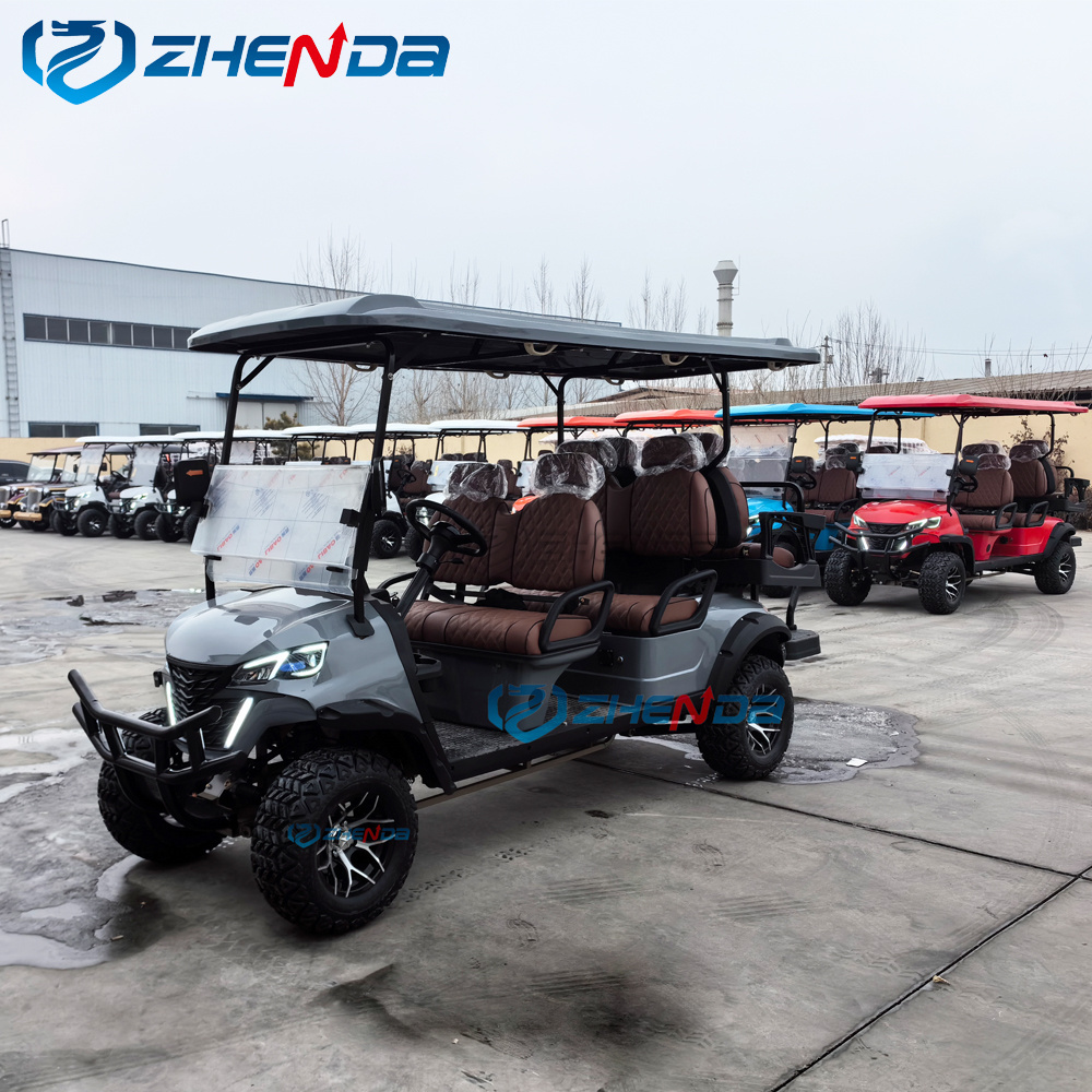 Street Legal 48V 72V Lithium Battery Karts Car Buggy 4 Seater Electric off road golf cart