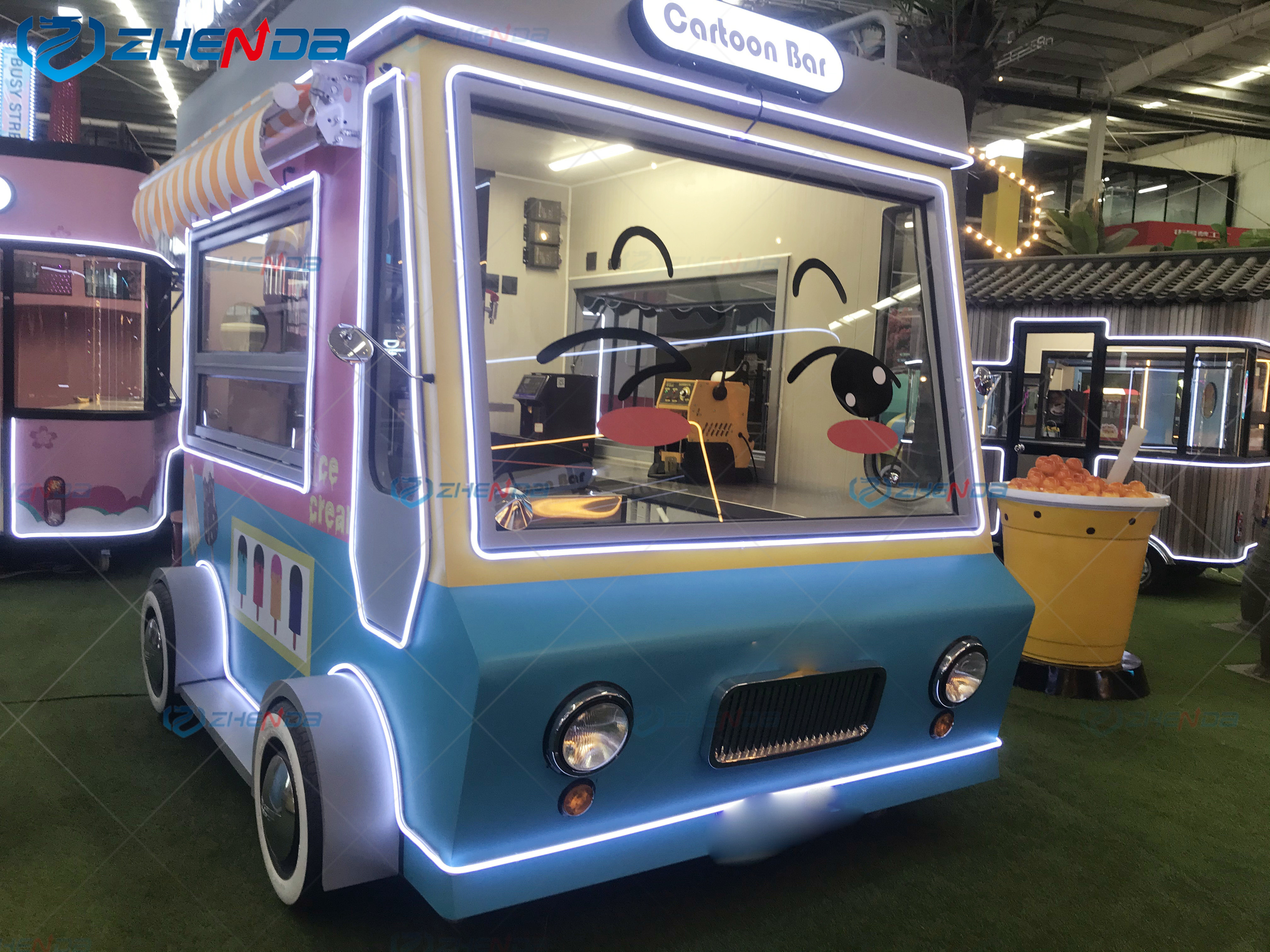 Custom Airstream Cart Concession Mobile Food Truck/Catering Truck For Sale/ice cream cart food trailer