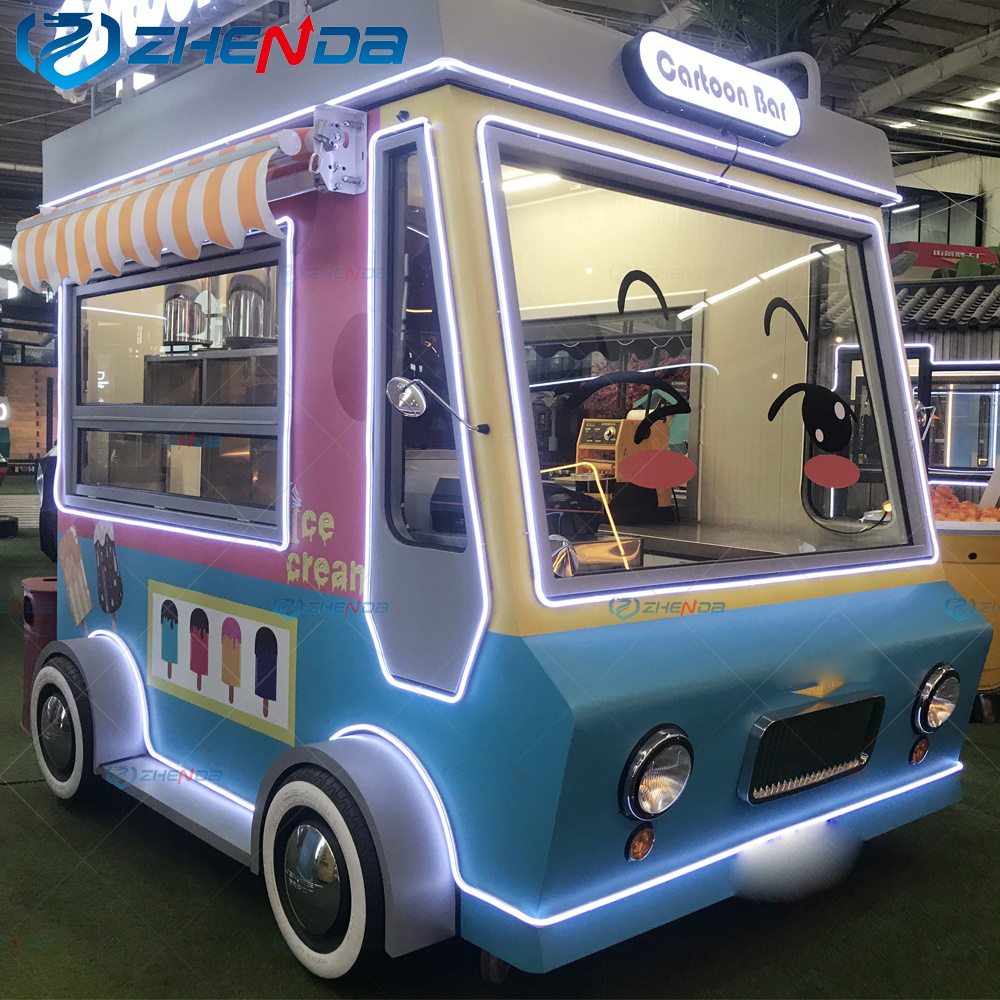 Custom Airstream Cart Concession Mobile Food Truck/Catering Truck For Sale/ice cream cart food trailer