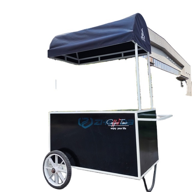 High Quality food cart stall mobile hot dog cart mini Ice Cream Bike Trailer fast food truck for sale