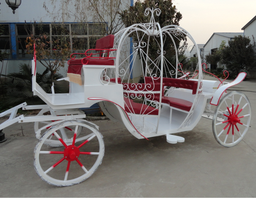 European Royal Family Horse Carriage Electric Cinderella Children Garden Horse Cart Princess Carriage/Horse Carriage {ZD-PC17}