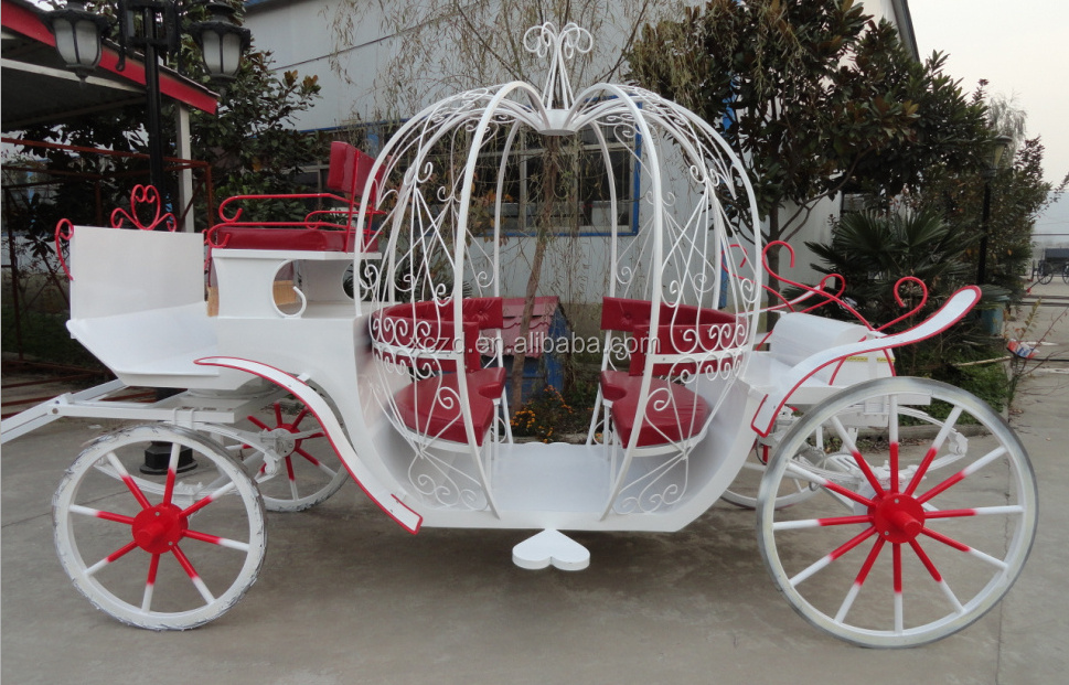 European Royal Family Horse Carriage Electric Cinderella Children Garden Horse Cart Princess Carriage/Horse Carriage {ZD-PC17}