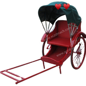 Cheap Transport Vehicle 2 Seats Pedicab Rickshaw For Exhibition Movie or Film Shows Old Shanghai Style